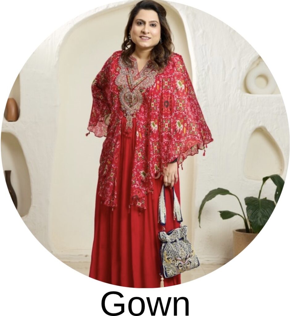 cotton set with side pleats blue & white