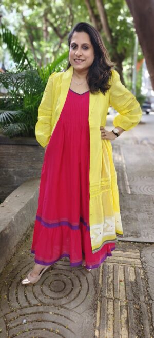 jamdani 1 piece with jacket